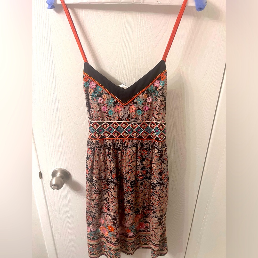 Boho Style Dress with Beading